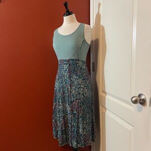 Seraphine Women’s Floral Paisley Lightweight Boho Cotton Tank Maternity Dress